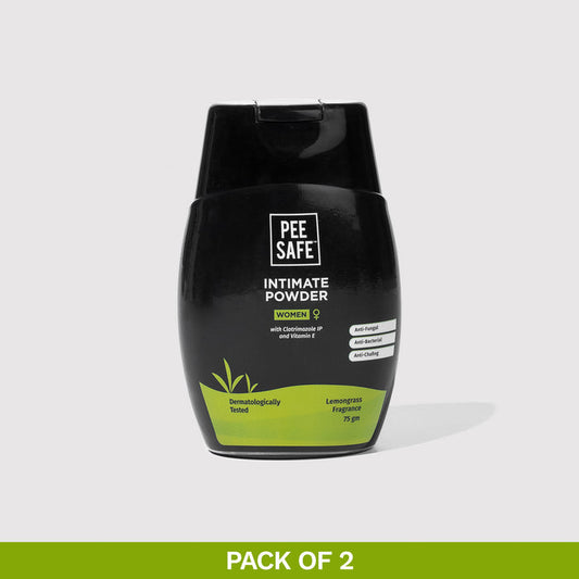 Pee Safe Intimate Powder (75 GM - Pack of 2) *