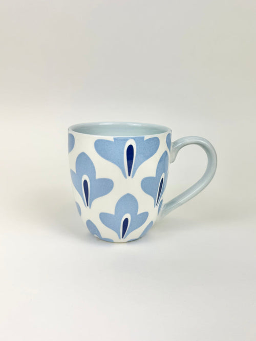 Iris Blue Sprout Mug Drinkware in at Wrapsody