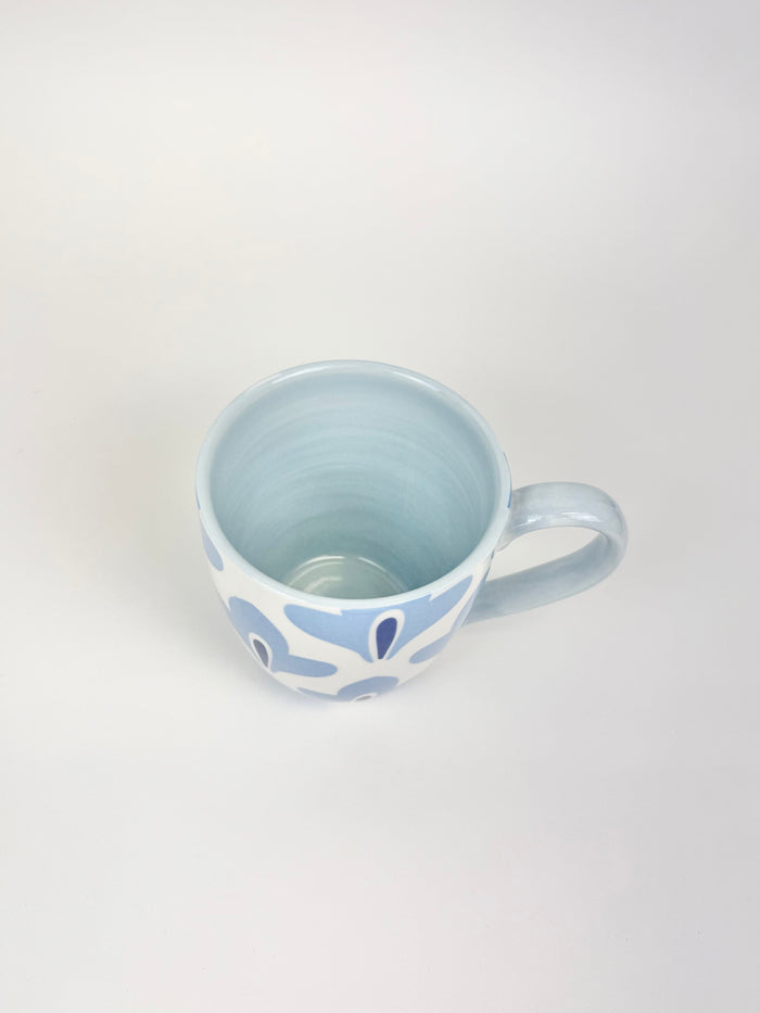 Iris Blue Sprout Mug Drinkware in at Wrapsody