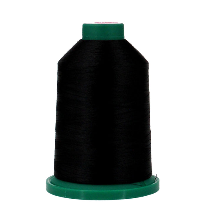 Isacord 0020 - Large King 5000m Spool Isacord Thread-Black
