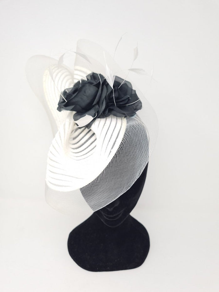 Ivory Scruched Hairband Fascinator - Franklins