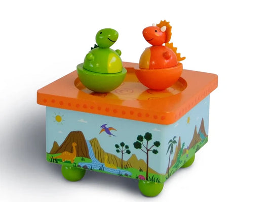 Jack Rabbit Music Box: Dancing Dinos