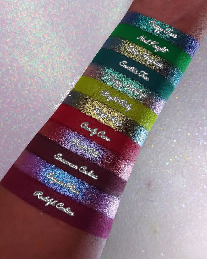Jingle Bell Ruby Eyeshadow Palette (NON MAGNETIC)