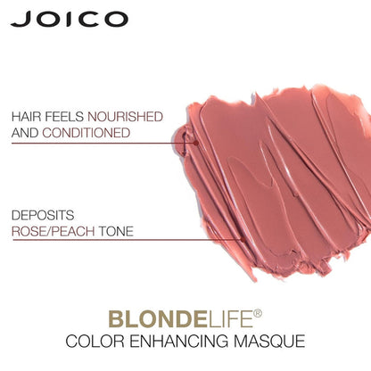 Joico Blonde Life Colour Enhancing Masque 150ml - ROSE