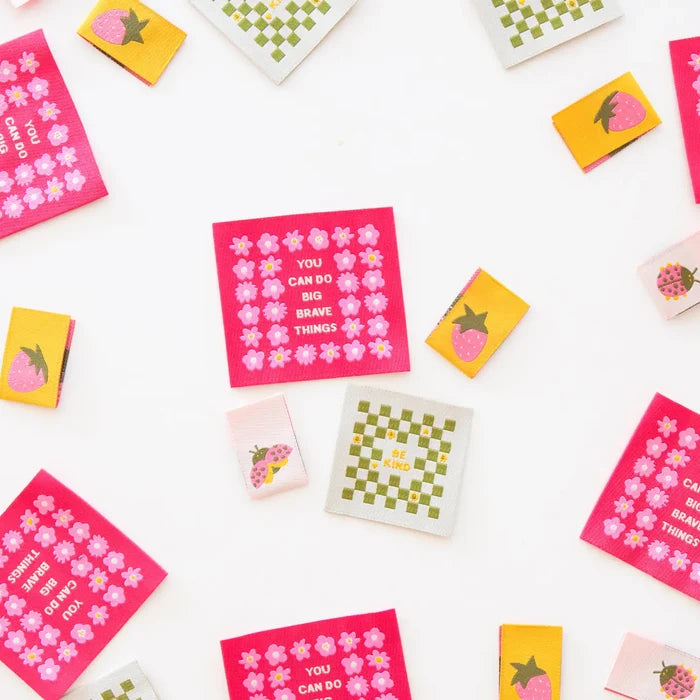 Joyful June Multipack Woven Sewing Quilting Knitting Labels