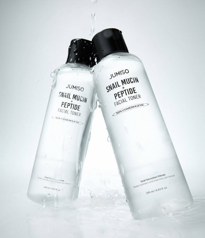 Jumiso Snail Mucin + Peptide Facial Toner 205ml تونر الوجه جوميسو بمخاط الحلزون والببتيد - Princess Cosmetics Qatar