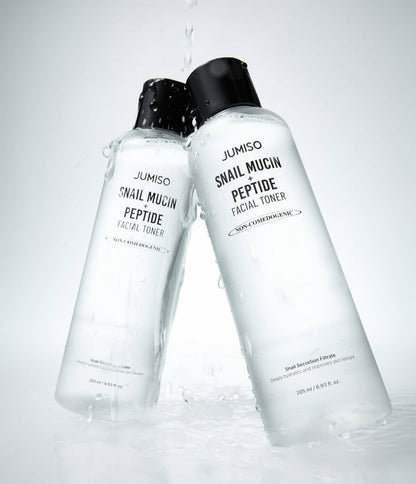 Jumiso Snail Mucin + Peptide Facial Toner 205ml تونر الوجه جوميسو بمخاط الحلزون والببتيد - Princess Cosmetics Qatar