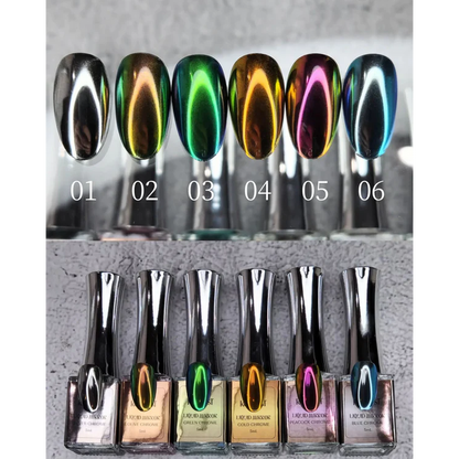 K- MR05 Liquid Mirror Peacock Chrome