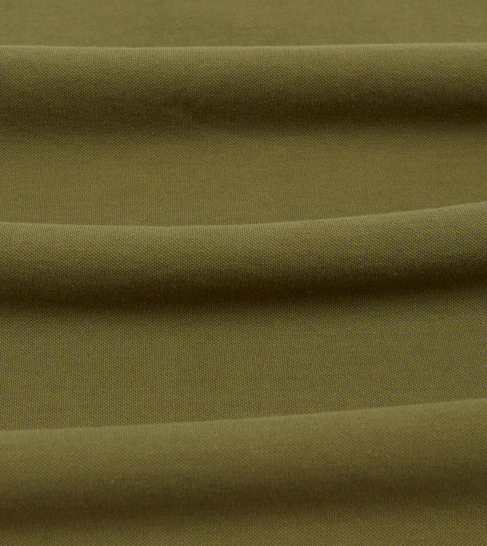 Khaki Piqué Cotton Polo Shirt