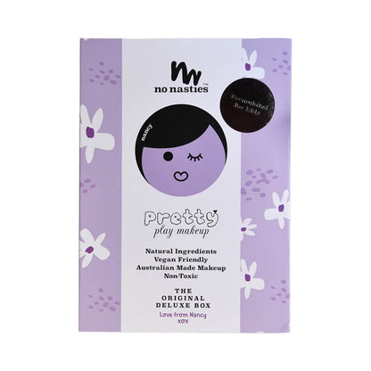 No Nasties Kids Natural Makeup Palette Kit in Nancy Purple, non-toxic kids makeup set made with natural ingredients.