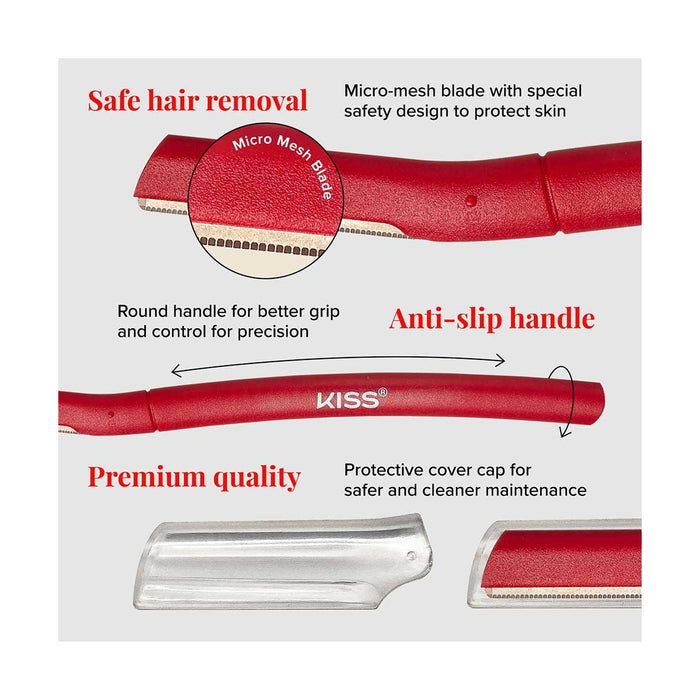 KISS NEW YORK Eyebrow Shaper Dermaplanning 3pcs #RBT03