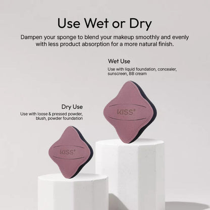 KISS NEW YORK Wet & Dry Velvet Air Cushion #PUF09