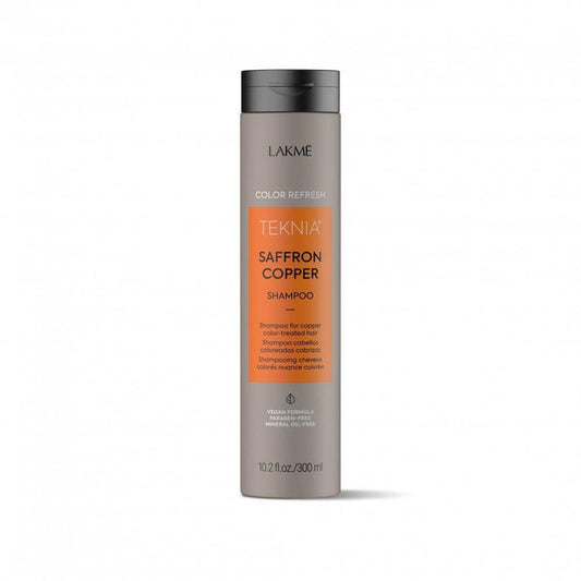 Lakme Teknia Safron Copper Refresh Shampoo 10.2 oz (Runway) - Lakme | Available at Studio 360 Salon, Chatham, NJ
