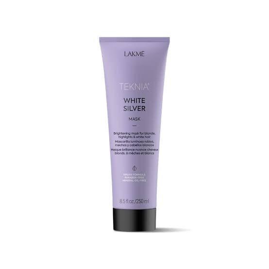 Lakme Teknia White Silver Mask (Runway) - Lakme | Available at Studio 360 Salon, Chatham, NJ