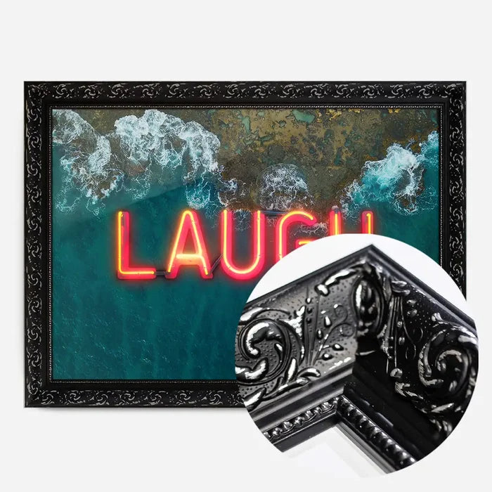 21x30cm | 8¼ x 11¾in / Black Ornate Frame