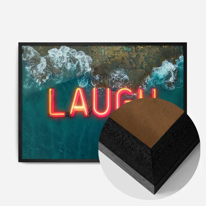 21x30cm | 8¼ x 11¾in / Black Wood Frame