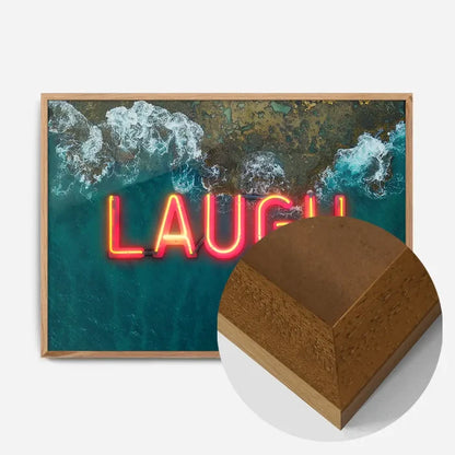 21x30cm | 8¼ x 11¾in / Oak Wood Frame
