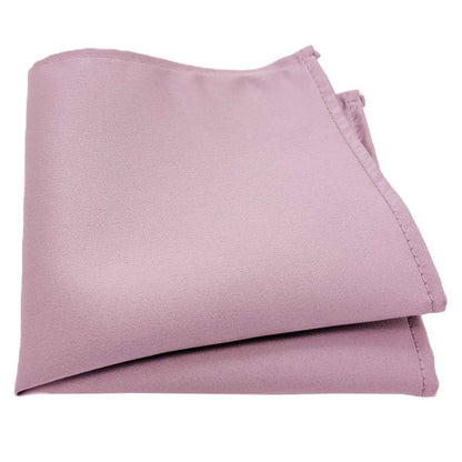 Lavender Frost Pocket Square in satin finish, neatly folded to showcase its smooth texture and 10x10 size for wedding attire.