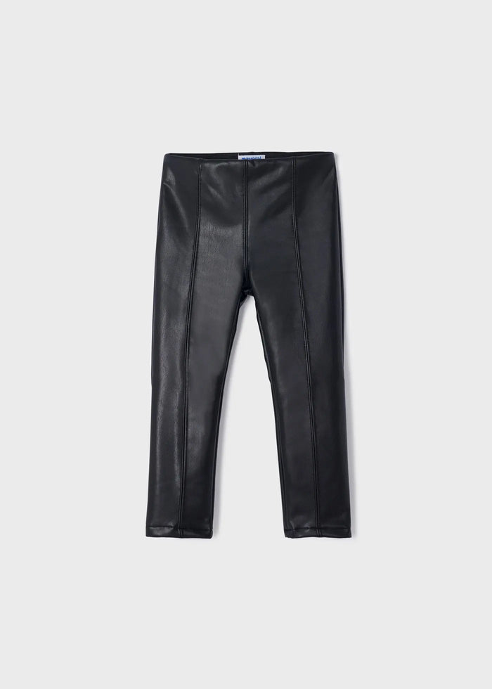 Leatherette Leggings Girl | Mayoral - Mayoral