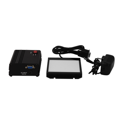 LED Microscope Back Light 4x4 inch, SKU ML21231222, three quarter front view