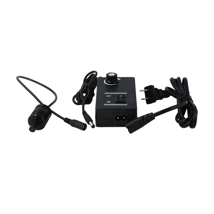 LED Spot Light Microscope Illuminator, Adapter Diameter 9mm, 3W, SKU ML46221111, three quarter front view