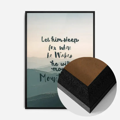 21x30cm | 8¼ x 11¾in / Black Wood Frame