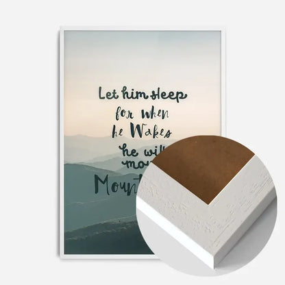 21x30cm | 8¼ x 11¾in / White Wood Frame
