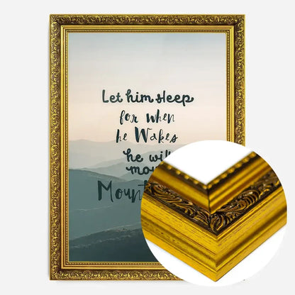 21x30cm | 8¼ x 11¾in / Gold Ornate Frame