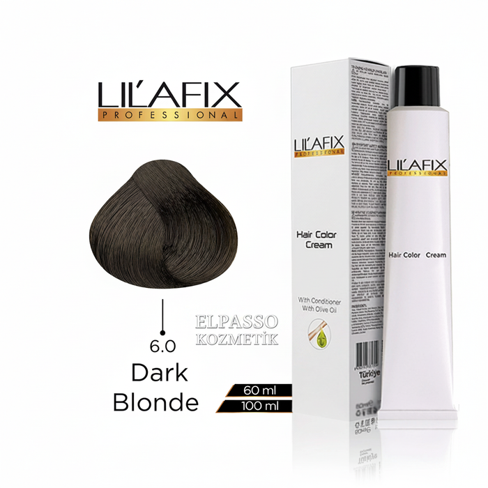 Lilafix Professional Hair Color Cream 6.0 Dark Blonde 100ml
