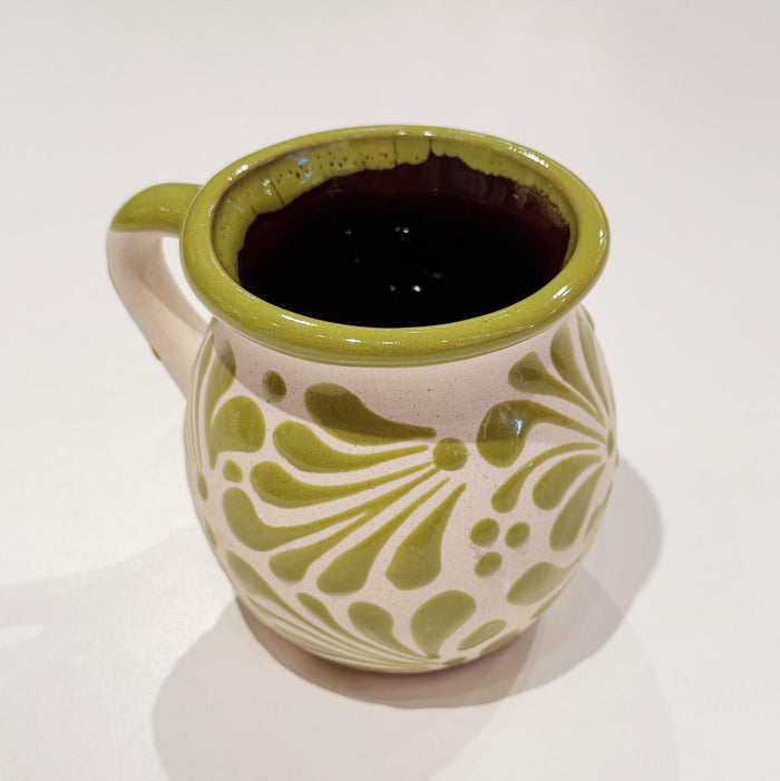 Lime Green Engobe Mug