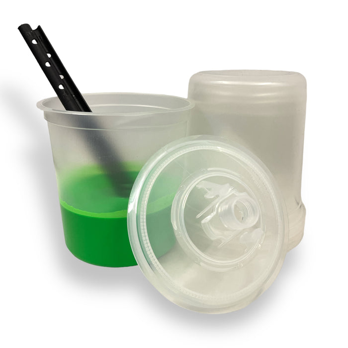 LiME LiNE Disposable Paint Spray Gun Cup Lids and Liners - Pack of 50