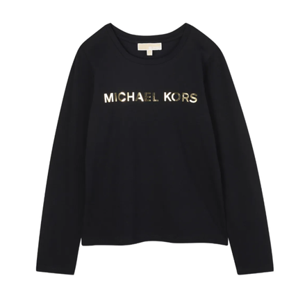 MICHAEL KORS Logo-print long-sleeved T-shirt