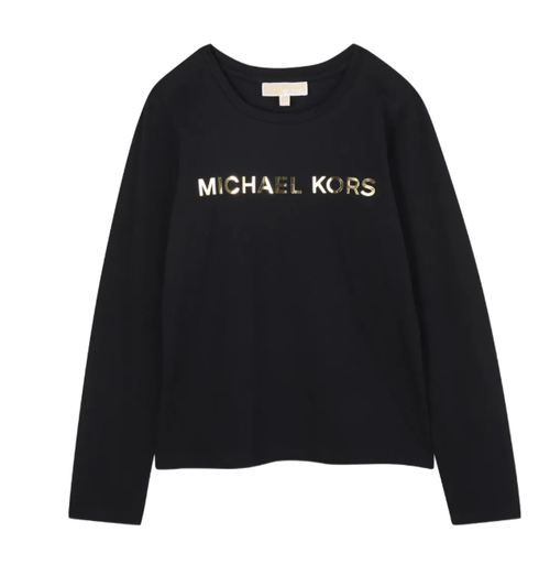 MICHAEL KORS Logo-print long-sleeved T-shirt