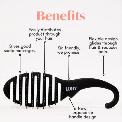 LOHY Flexi Brush with Shower Hook
