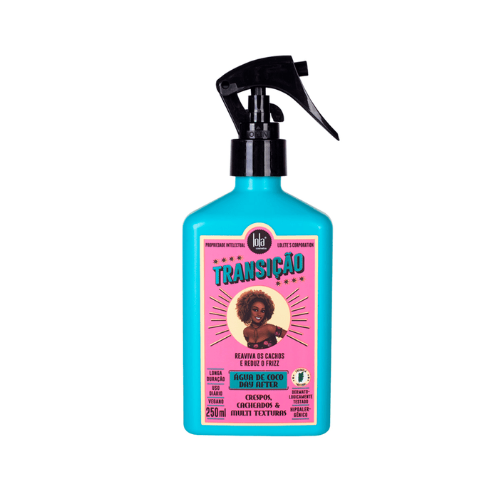 Lola from Rio Transicao Coconut Water Spray Natural Texture Regainer For Coily & Curly Hair 250ml - Beauty Tribe