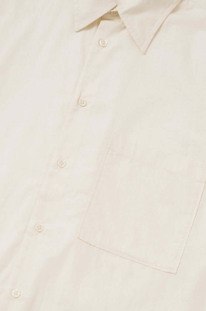 Lucky Shirt Broadcloth Ecru