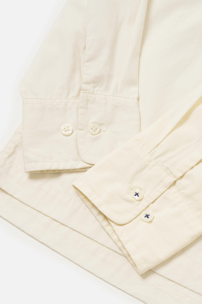 Lucky Shirt Broadcloth Ecru