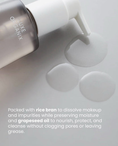 Luxe Organix First Cleanse Deep Cleansing Oil Skin Brightening 120ml لوكس أورجانيكس التنظيف الأول زيت التنظيف العميق لتفتيح البشرة - Princess Cosmetics Qatar