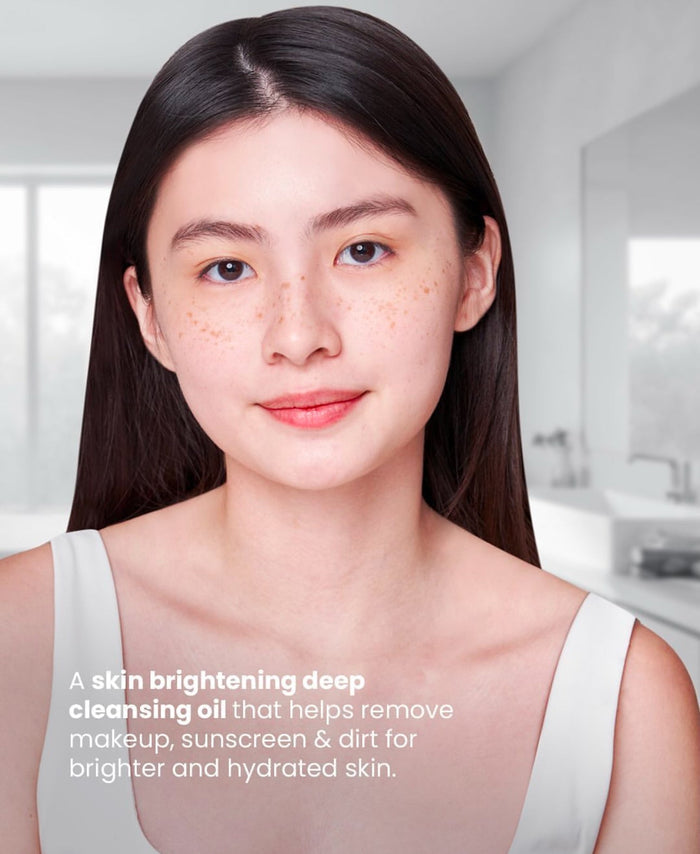 Luxe Organix First Cleanse Deep Cleansing Oil Skin Brightening 120ml لوكس أورجانيكس التنظيف الأول زيت التنظيف العميق لتفتيح البشرة - Princess Cosmetics Qatar