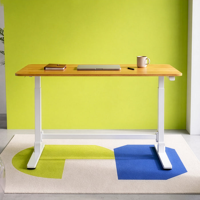 lyft-height-adjustable-table-white-base-and-oak-top