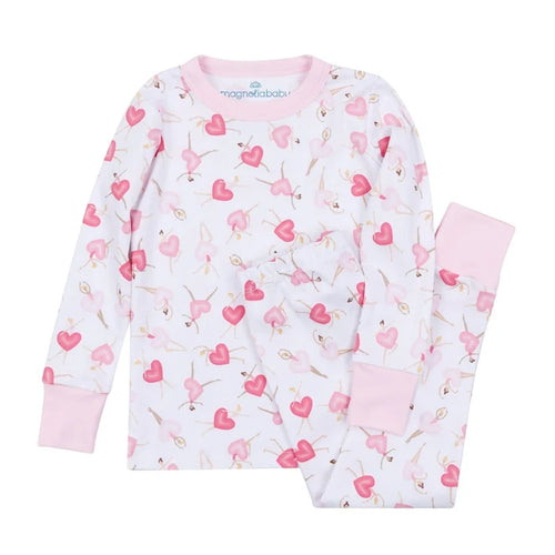 Magnolia Baby Dancing Hearts Pajama