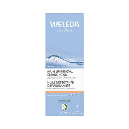 150ml box of Weleda Make-Up Removal Cleansing Oil.