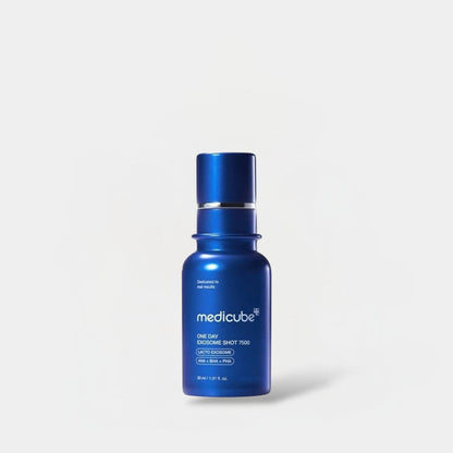 Medicube One Day Exosome Shot Pore Ampoule 7500 30ml أمبولة مسام Exosome يوم واحد 7500 - Princess Cosmetics Qatar