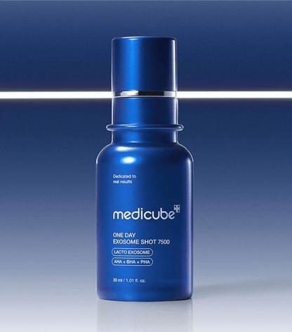 Medicube One Day Exosome Shot Pore Ampoule 7500 30ml أمبولة مسام Exosome يوم واحد 7500 - Princess Cosmetics Qatar