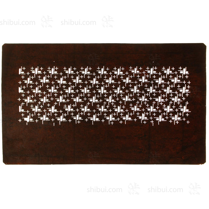 Meiji Kasuri Katagami | Japanese Lacquered Paper Stencil