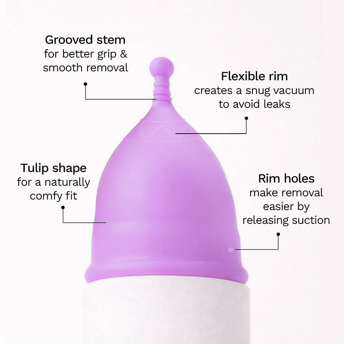 Pee Safe Menstrual Cups - Small (Pack of 2) *
