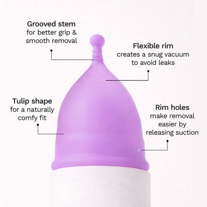 Pee Safe Menstrual Cups - Small (Pack of 2) *