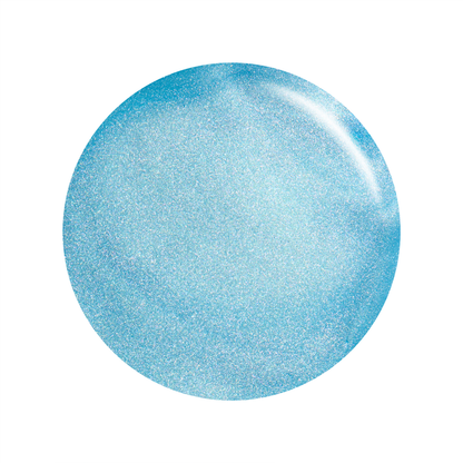 Metallic Muse metallic light blue nail art liner polish color swatch