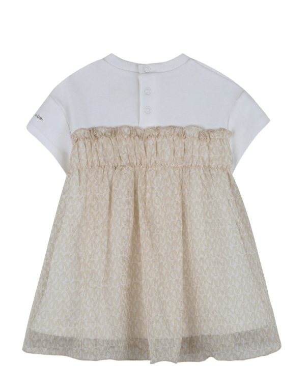 MICHEAL KORS ruffled logo dress
