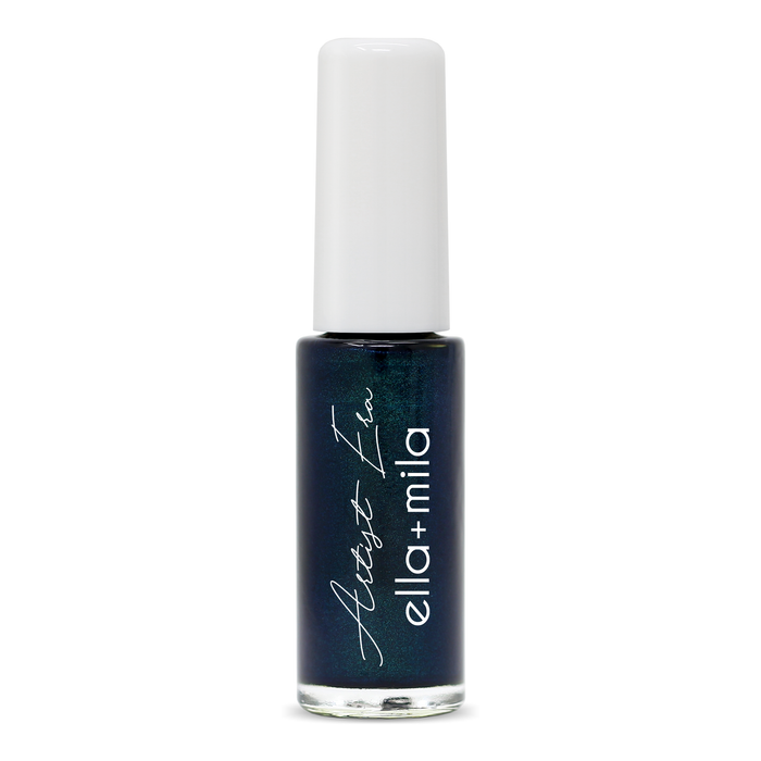 Midnight Rising dark navy nail art liner polish with fine brush – ella+mila Artist Era
